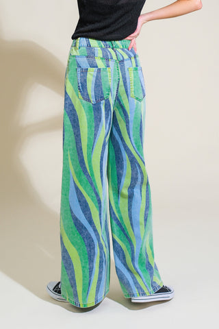 NAVIGATING LIFE DENIM PANTS - By Baano