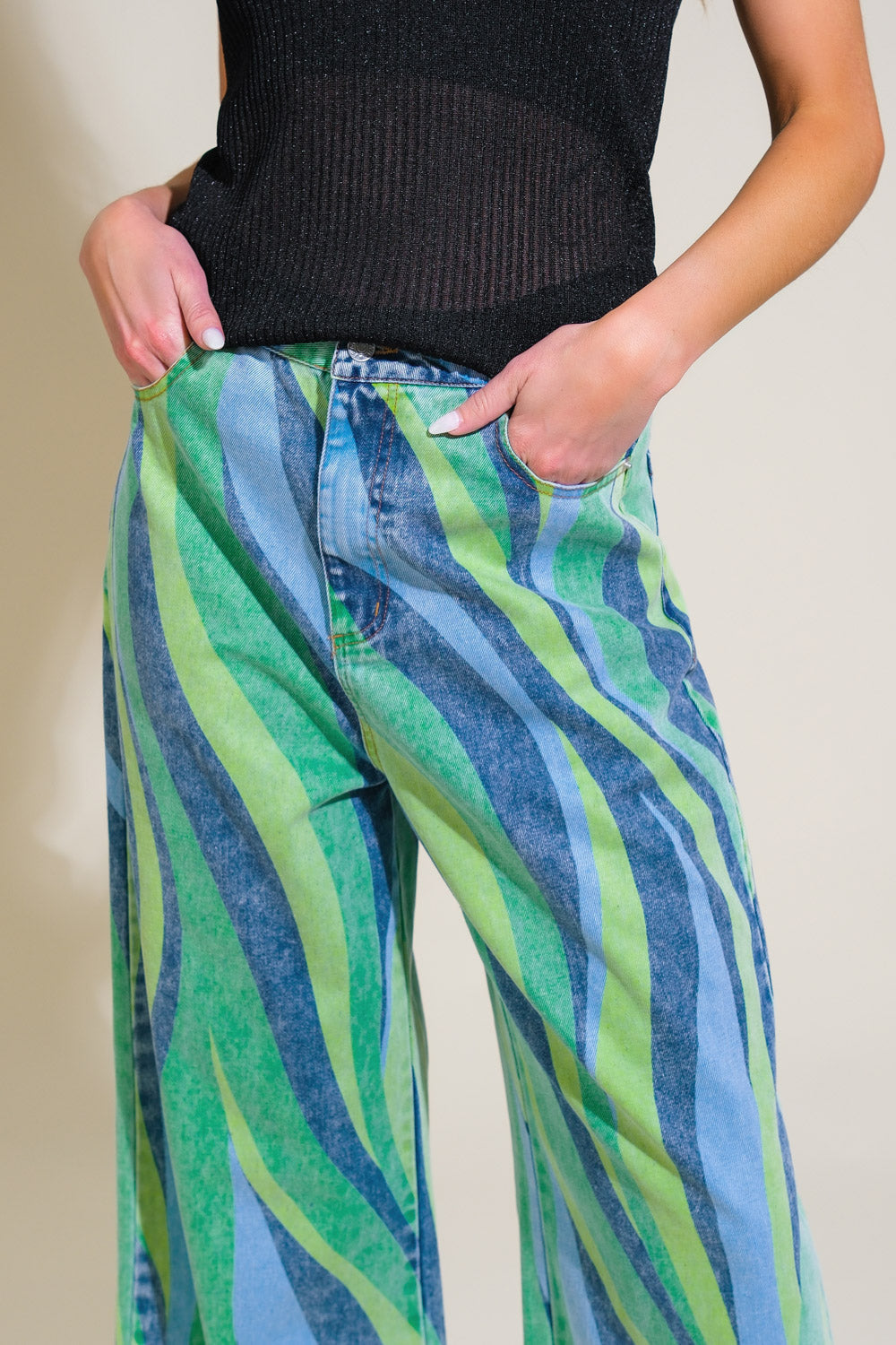 NAVIGATING LIFE DENIM PANTS - By Baano