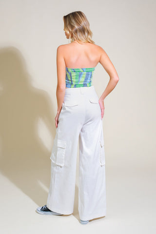 NAVIGATING LIFE DENIM TOP - By Baano