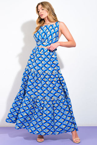 SUMMER JOURNEY WOVEN TOP AND SKIRT SET - By Baano