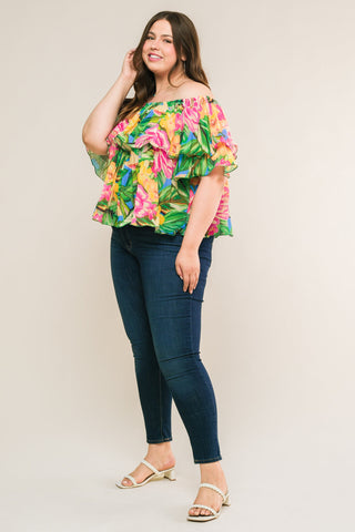I'LL BE LOVING YOU WOVEN TOP - By Baano