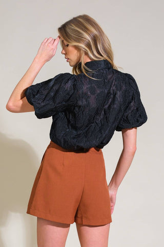 HEADING TO PARADISE WOVEN TOP - By Baano