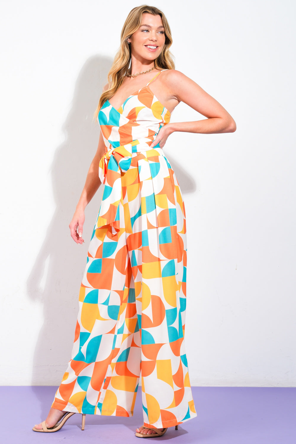 LUSH EASY ON THE EYES WOVEN TOP AND PANTS - By Baano