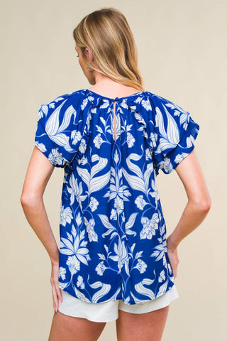INTO THE SKY WOVEN TOP - By Baano