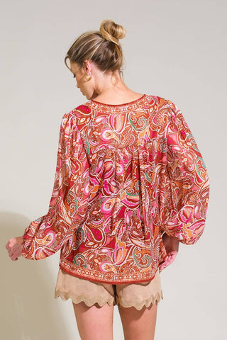 TIME AFTER TIME WOVEN TOP - By Baano
