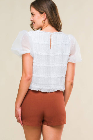 DESTINED TO IMPRESS WOVEN TOP - By Baano