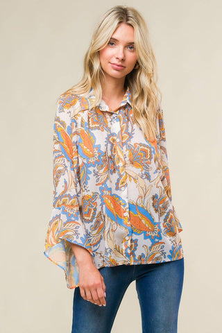 SWEET CRUSH WOVEN TOP - By Baano