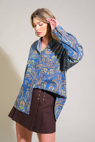 I'M IN CHARGE WOVEN TOP - By Baano
