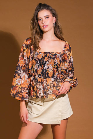 BEAMING PERFECTION WOVEN TOP - By Baano
