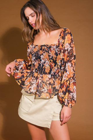 BEAMING PERFECTION WOVEN TOP - By Baano