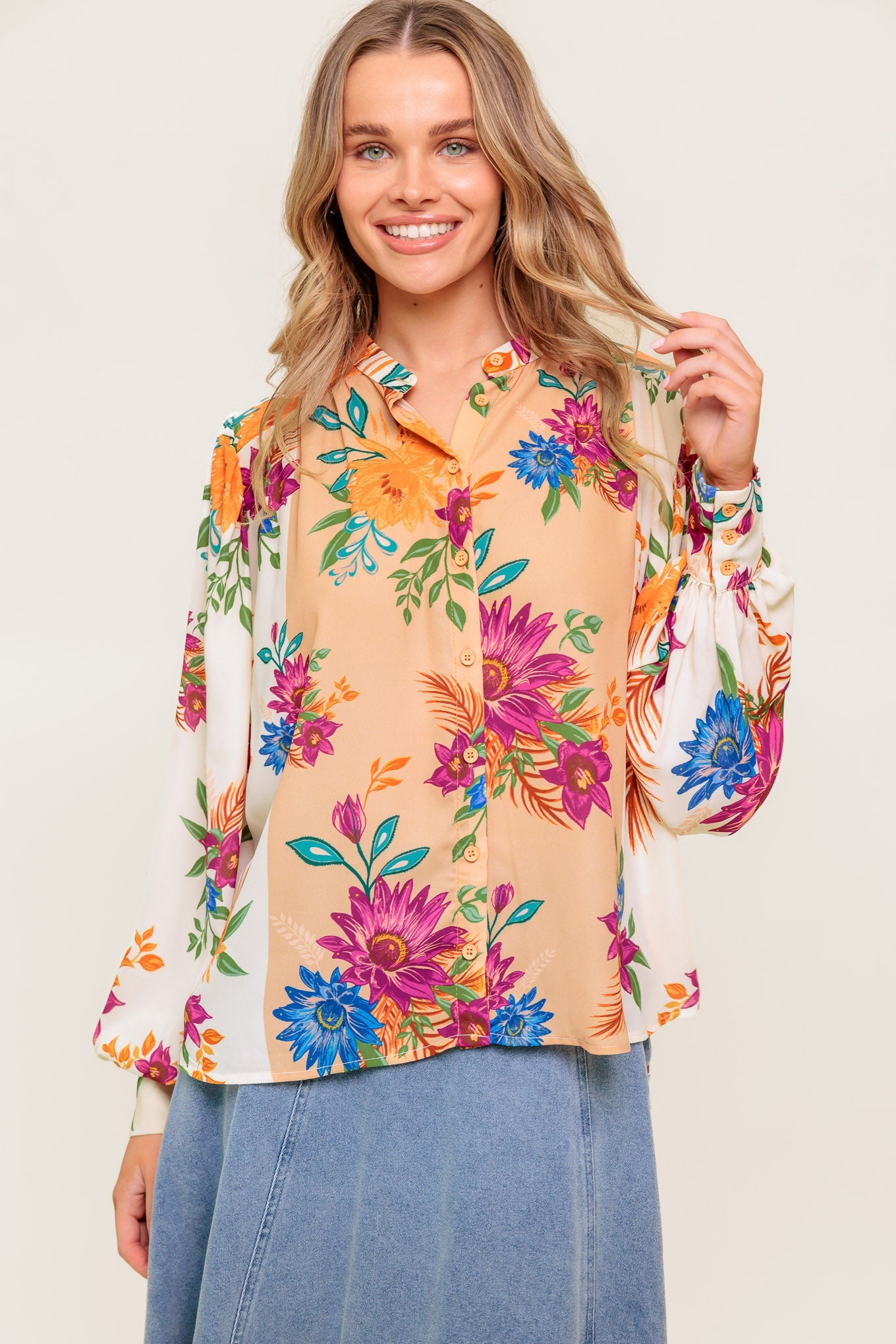 LASTING MEMORIES WOVEN TOP - By Baano