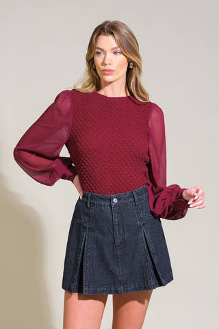 EMBRACE THE JOURNEY WOVEN TOP - By Baano