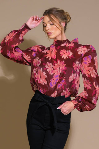 GARDEN ROMANCE WOVEN TOP - By Baano