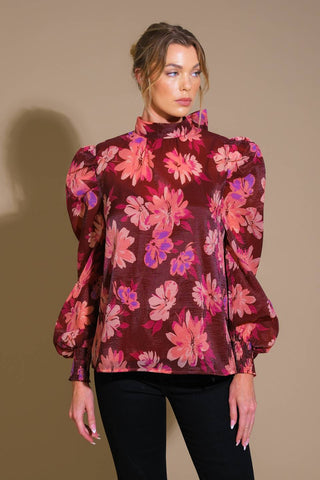 GARDEN ROMANCE WOVEN TOP - By Baano