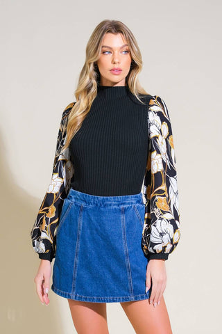 SWEET TASTE SWEATER TOP - By Baano