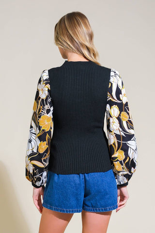 SWEET TASTE SWEATER TOP - By Baano