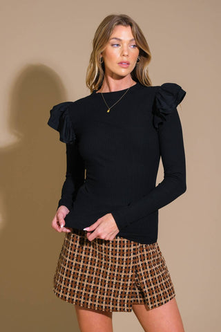 HAPPIEST HERE KNIT TOP - By Baano