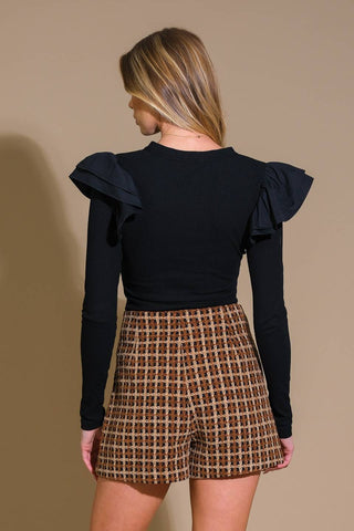 HAPPIEST HERE KNIT TOP - By Baano