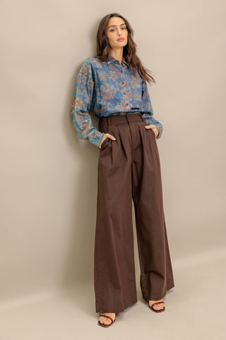 STICK TO THE PLAN DENIM TOP - By Baano