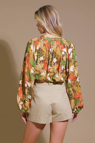 CALL IT LOVE WOVEN TOP - By Baano