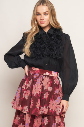 HAZY DAYS WOVEN TOP - By Baano