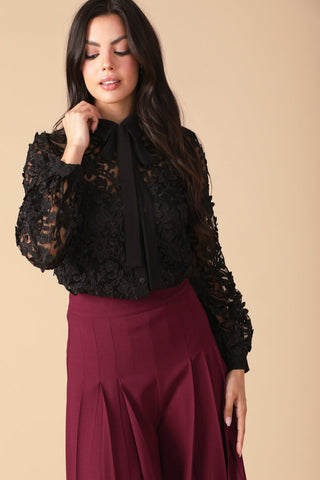 CALL IT FATE LACE TOP - By Baano