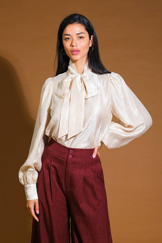 STUNNING  ASPECT WOVEN TOP - By Baano