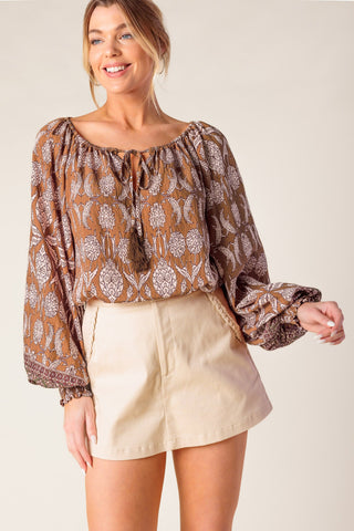 BE ALRIGHT WOVEN TOP - By Baano