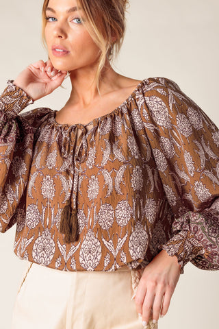 BE ALRIGHT WOVEN TOP - By Baano