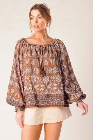 BE ALRIGHT WOVEN TOP - By Baano