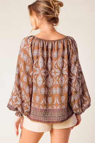 BE ALRIGHT WOVEN TOP - By Baano