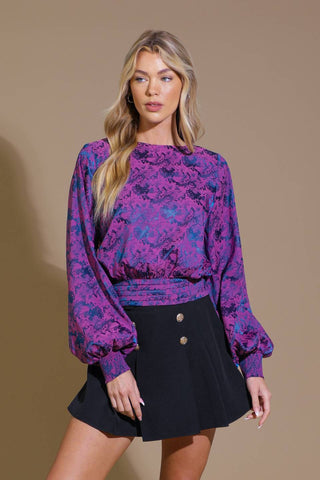 BEST PRESENCE JACQUARD WOVEN TOP - By Baano