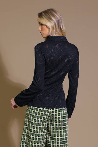 LOVELY PERSPECTIVE LACE TOP - By Baano