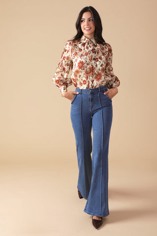 MEMORIES IN FOCUS WOVEN BLOUSE - By Baano
