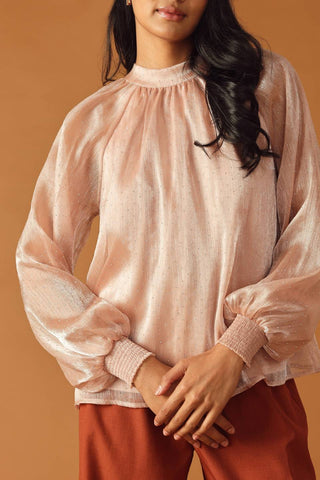 HIGHLY UNPREDICTABLE WOVEN TOP - By Baano