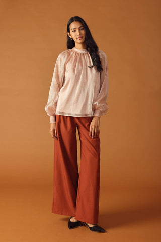 HIGHLY UNPREDICTABLE WOVEN TOP - By Baano