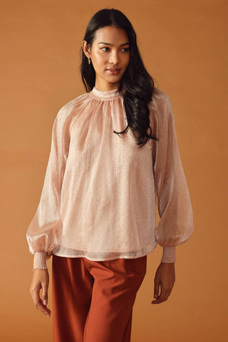 HIGHLY UNPREDICTABLE WOVEN TOP - By Baano