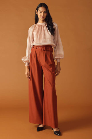 HIGHLY UNPREDICTABLE WOVEN TOP - By Baano