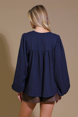 ENCHANTED TO MEET WOVEN TOP - By Baano