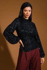 STAY THE SAME SEQUIN TOP - By Baano