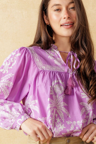 CITY CHIC WOVEN TOP - By Baano
