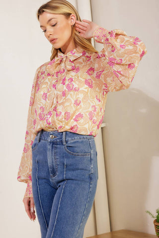 AGAINST THE ODDS WOVEN TOP - By Baano