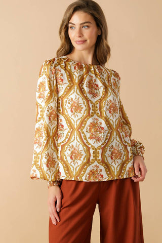 BE BETTER IVORY WOVEN TOP - By Baano
