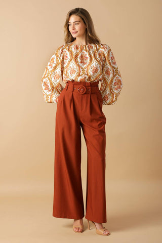 BE BETTER IVORY WOVEN TOP - By Baano