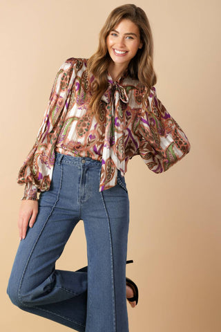 TRY AND TRY AGAIN WOVEN TOP - By Baano