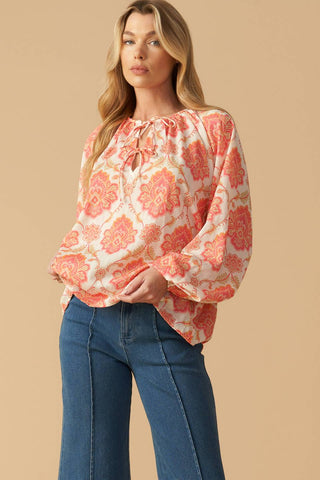 INTO THE NIGHT WOVEN TOP - By Baano