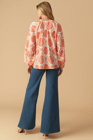 INTO THE NIGHT WOVEN TOP - By Baano