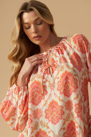 INTO THE NIGHT WOVEN TOP - By Baano