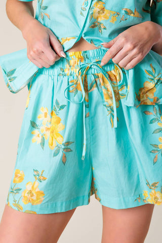 TREASURED TIMES WOVEN TOP AND SHORT SET - By Baano