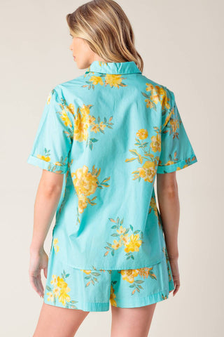 TREASURED TIMES WOVEN TOP AND SHORT SET - By Baano